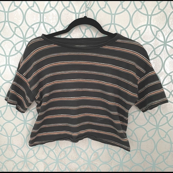 Cropped striped tee - Picture 5 of 5